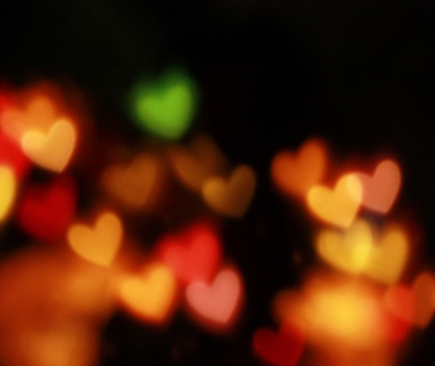 爱心梦幻剪影微信心情配图创意gif搞笑图片