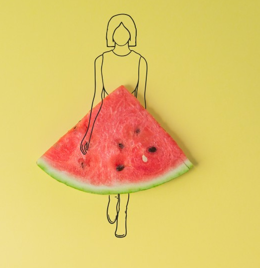 水果创意穿衣拍照手法图创意gif搞笑图片