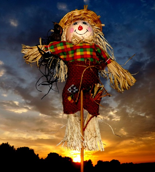 创意个性设计稻草人图片创意gif搞笑图片