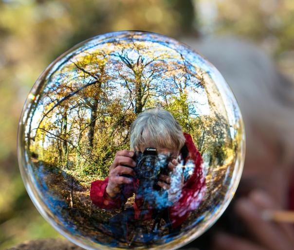 水晶球创意拍照手法图片创意gif搞笑图片