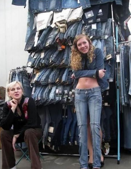 与人形模特的创意合照创意gif搞笑图片