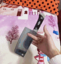 创意徒手转菜刀gif图创意gif搞笑图片