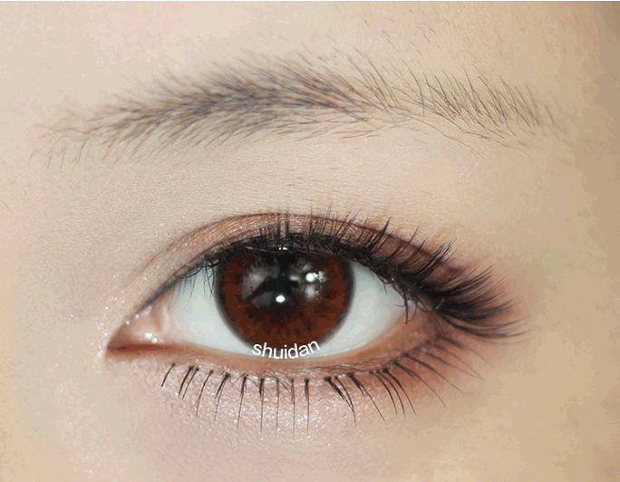 创意画眉毛的教程图创意gif搞笑图片