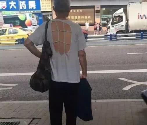 大爷搞笑创意的T恤图创意gif搞笑图片