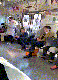 奇葩创意的发型图创意gif搞笑图片