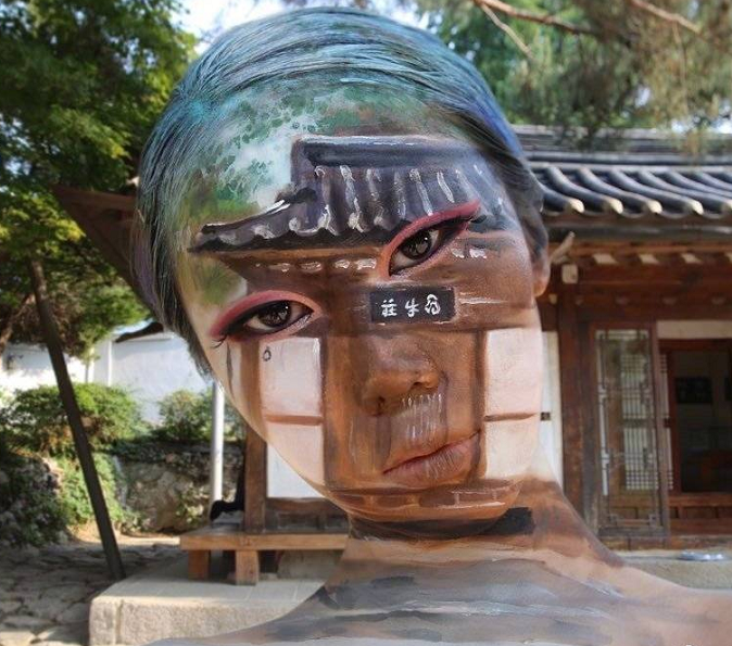 创意神奇的美女化妆图片创意gif搞笑图片