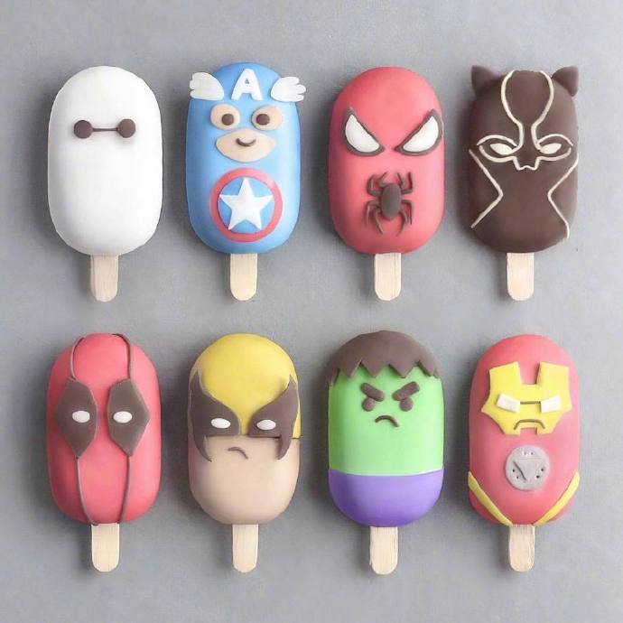 可爱创意的卡通冰棍图创意gif搞笑图片