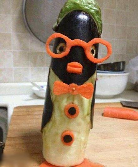 茄子的个性创意造型图创意gif搞笑图片