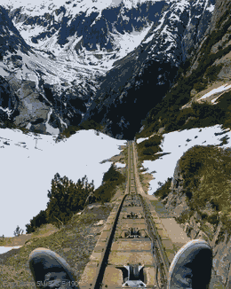 创意的坐过山车第一视觉GIF动图创意gif搞笑图片