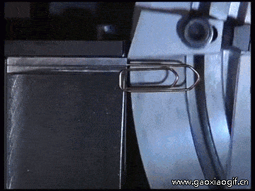 回形针原来是这样做成的创意gif搞笑图片