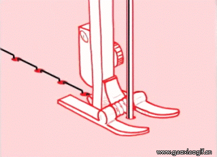 一张图就能看明白缝纫机是怎么工作的创意gif搞笑图片