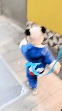 走出了六亲不认的步伐来了创意gif搞笑图片