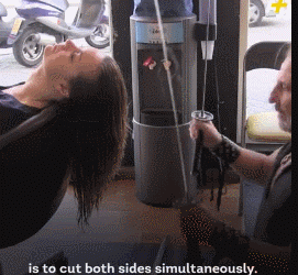 这是什么剃头功法创意gif搞笑图片