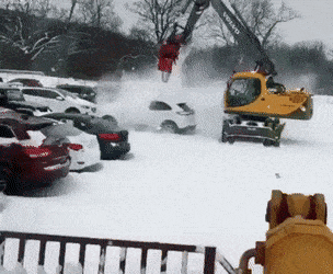 俄罗斯新型洗车创意gif搞笑图片