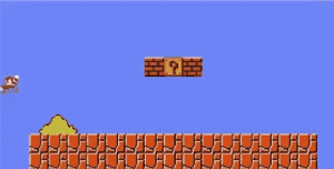 这个超级玛丽真影响童年创意gif搞笑图片