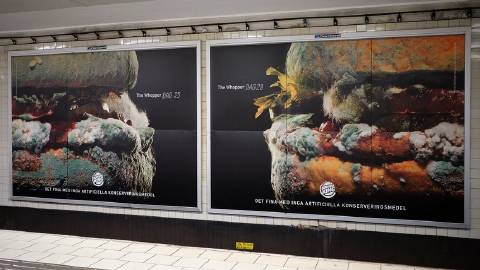 汉堡王创意广告设计创意gif搞笑图片