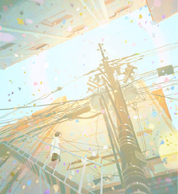 艺术插画 丨 仲夏的微光 . Amei Zhao创意gif搞笑图片