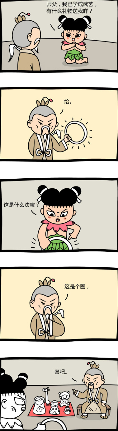 乾坤圈的来历动画漫画gif搞笑图片