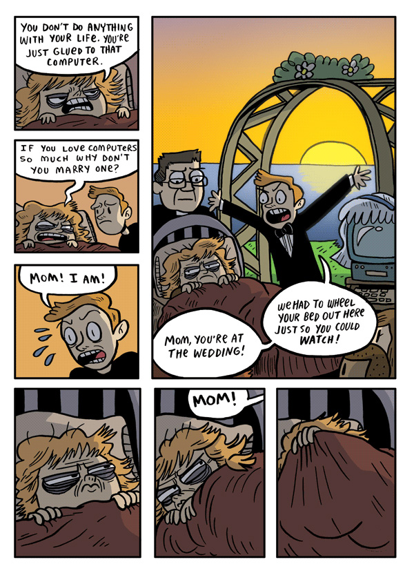 有电脑的日子。。。动画漫画gif搞笑图片