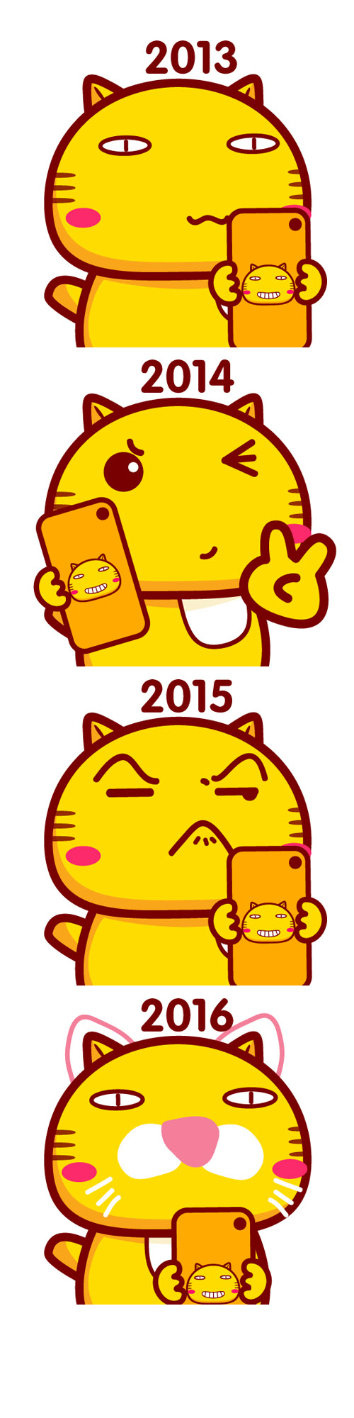 自拍发展史动画漫画gif搞笑图片