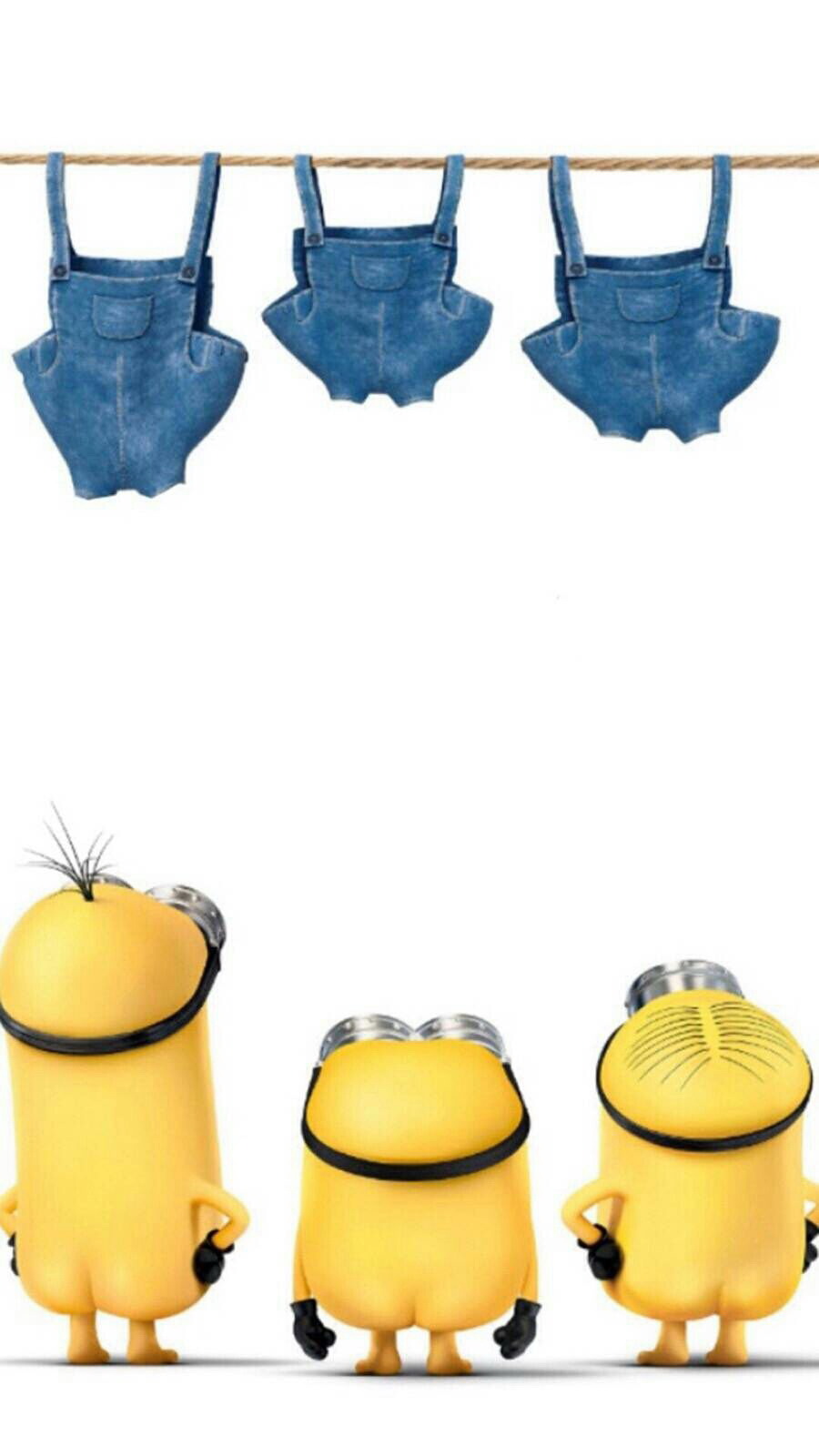 天生呆萌，可爱小黄人动画漫画gif搞笑图片