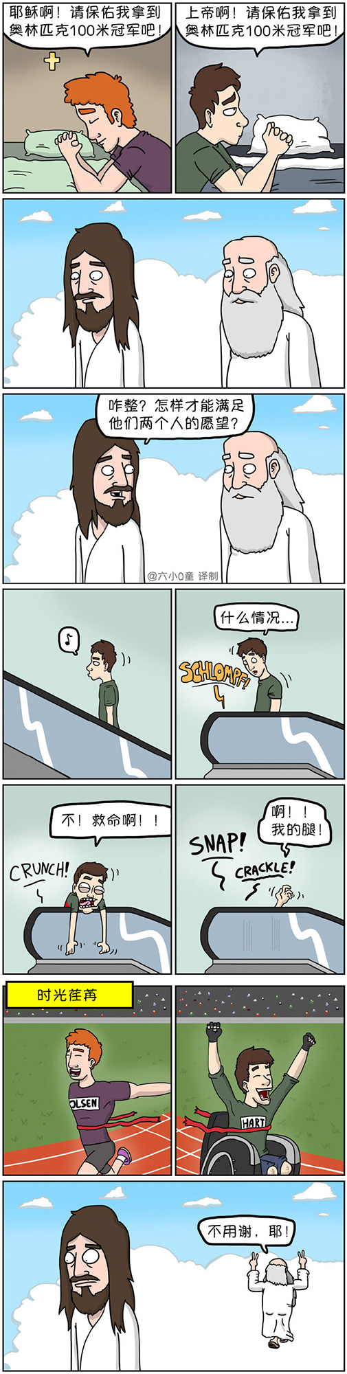 机智的上帝动画漫画gif搞笑图片