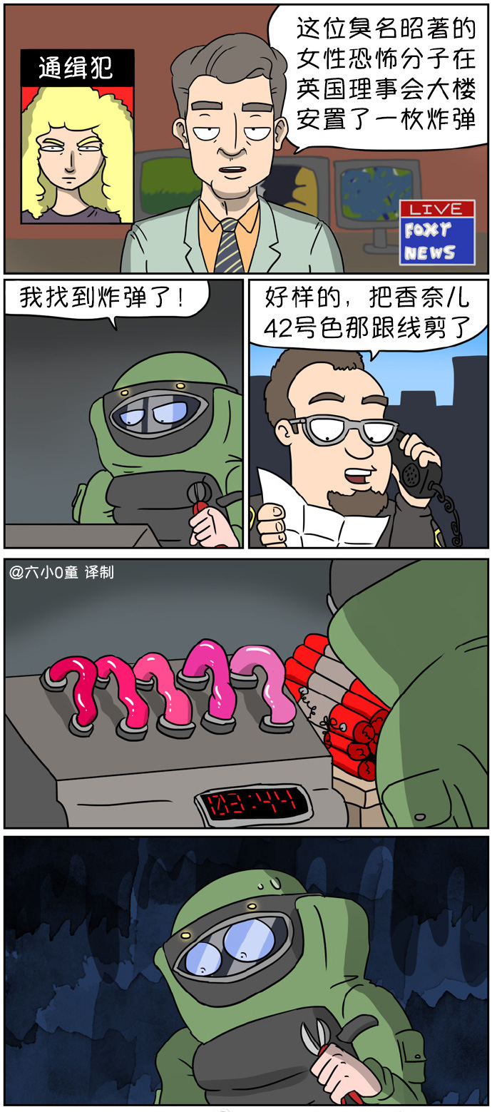 拆弹专家似乎遇到了难题动画漫画gif搞笑图片