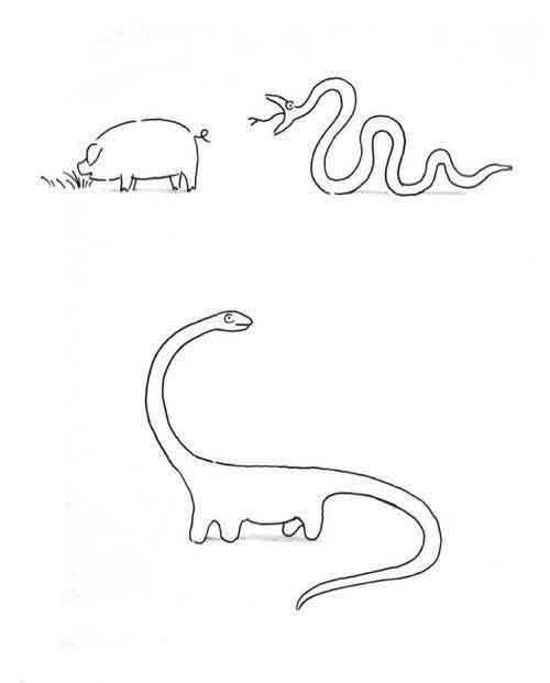 侏罗纪是这样开始的...动画漫画gif搞笑图片