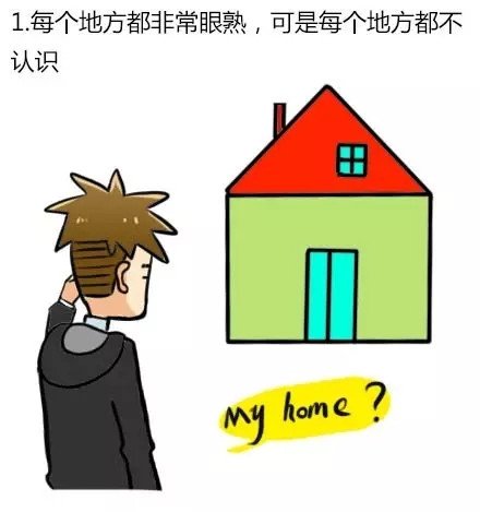 在路痴眼里这个世界是怎么样的动画漫画gif搞笑图片