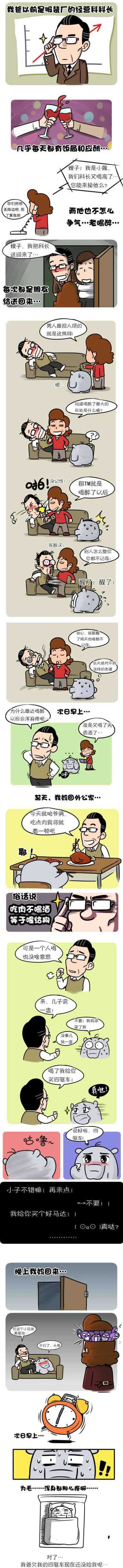 知道喝醉了最大的坏处是什么吗？动画漫画gif搞笑图片