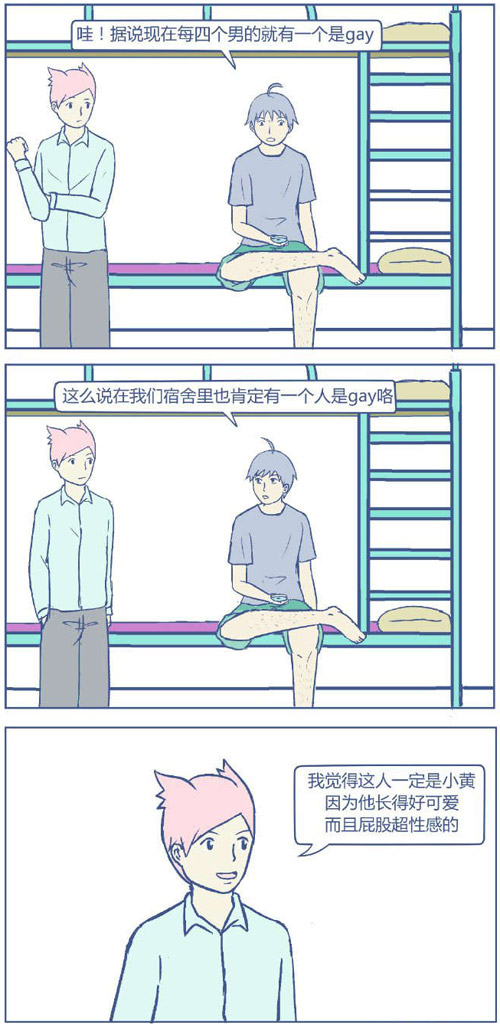 我们寝室里有个人是gay动画漫画gif搞笑图片