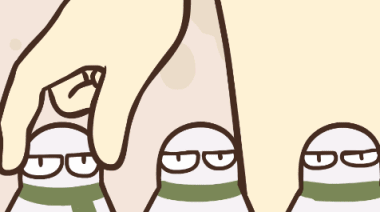 悲催的羽毛球动画漫画gif搞笑图片