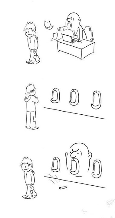 不要轻易得罪设计师动画漫画gif搞笑图片