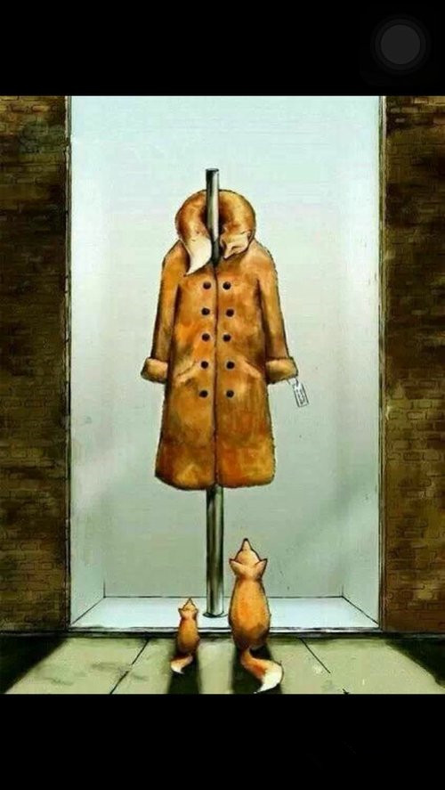 “爸爸快看，妈妈在对我笑呐” “走吧儿子，有人过来了”好心桑动画漫画gif搞笑图片