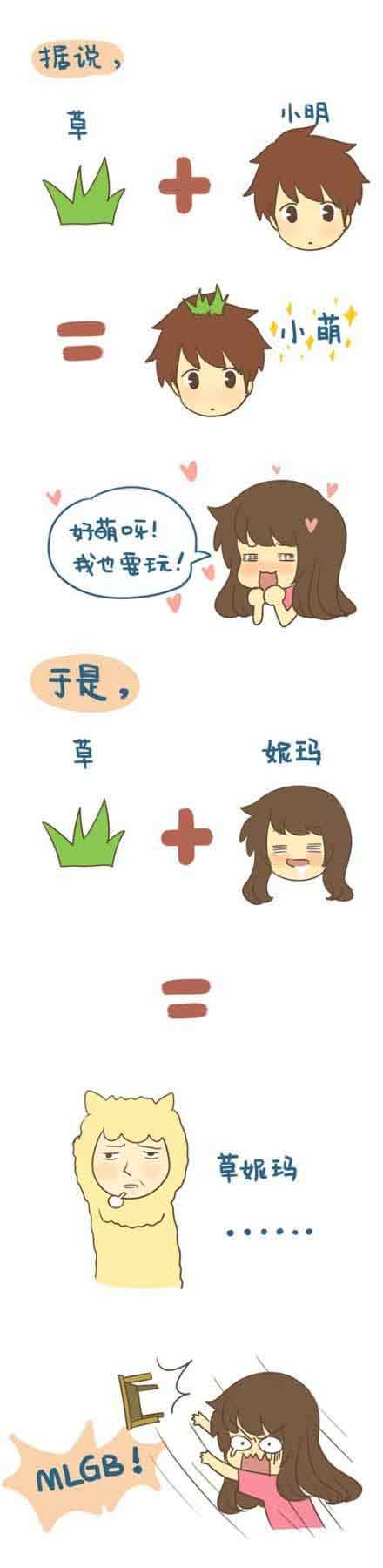 草加小明等于小萌。。。动画漫画gif搞笑图片