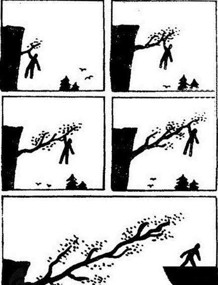 一张狠图告诉你什么才是——坚持就是胜利！动画漫画gif搞笑图片