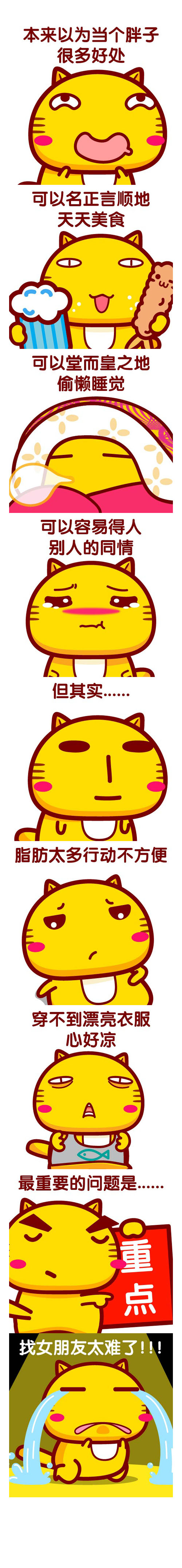 胖子的心声动画漫画gif搞笑图片