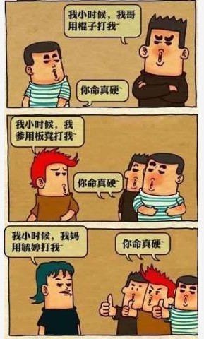 小时候，我妈用毓婷打我。。。动画漫画gif搞笑图片