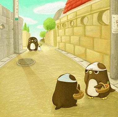 你看他，没穿内裤好变态啊动画漫画gif搞笑图片