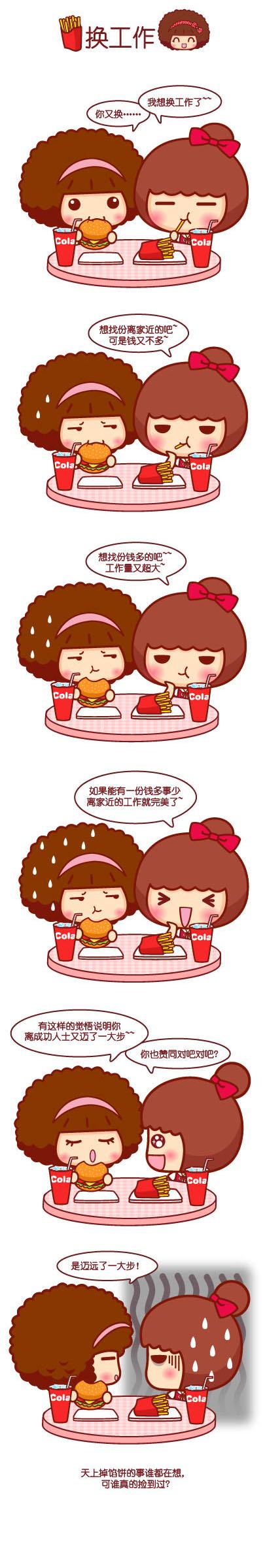 换工作动画漫画gif搞笑图片