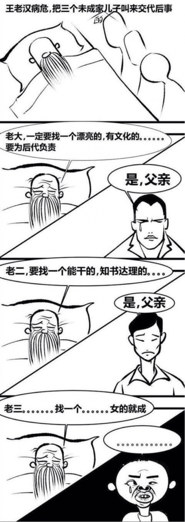 老爹的遗愿动画漫画gif搞笑图片