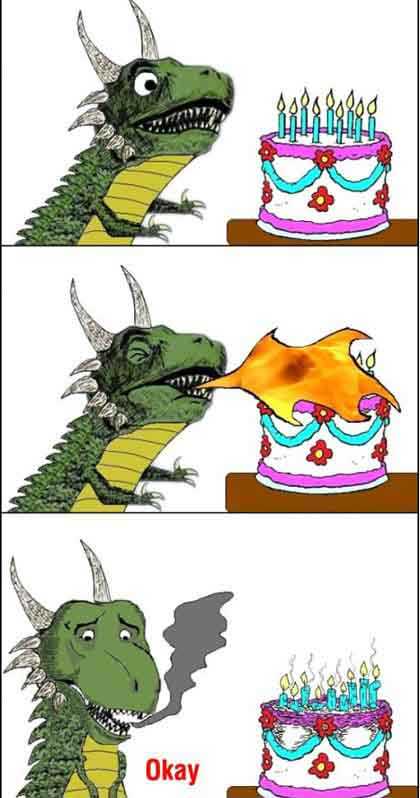 恐龙过生日动画漫画gif搞笑图片