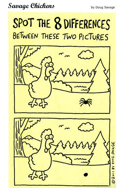 请找出下面两幅图中的八处不同动画漫画gif搞笑图片