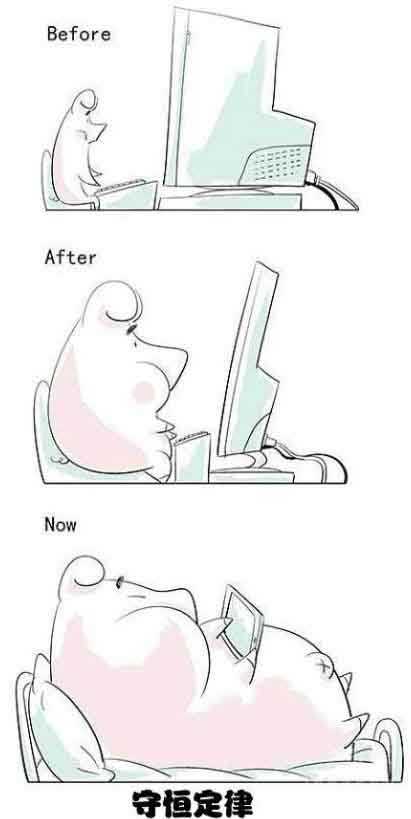 屏幕越来越小。。。动画漫画gif搞笑图片