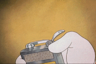 送同事打火机动画漫画gif搞笑图片