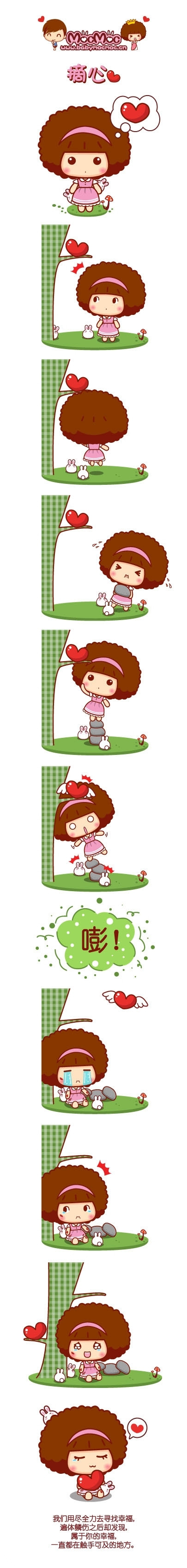 我们用尽全力去寻找幸福，遍体鳞伤之后却发现，属于你的幸福，一直都在触手可及的地方动画漫画gif搞笑图片