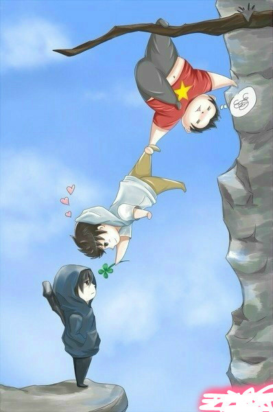 一张图告诉你，什么是爱情，什么是友情动画漫画gif搞笑图片