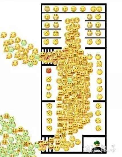 公交车很形象，特别是上班下班的时候，那个憋红了脸的怎么了？动画漫画gif搞笑图片