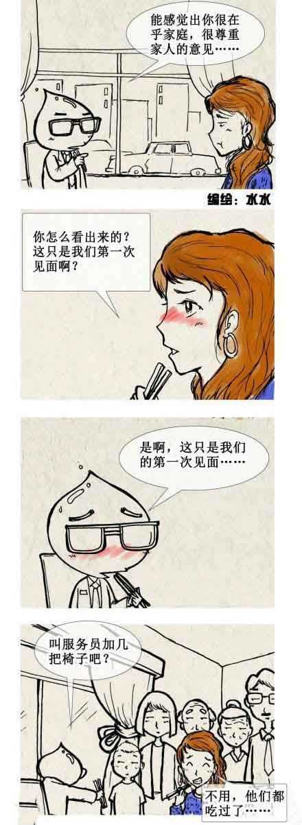 中国式相亲伤不起啊动画漫画gif搞笑图片