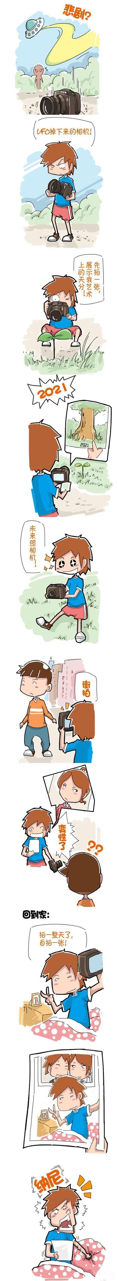 未来照相机动画漫画gif搞笑图片
